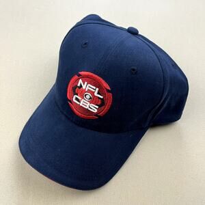 NFL on CBS Hat Cap Strapback Navy Blue Columbia Football Logo Television Network